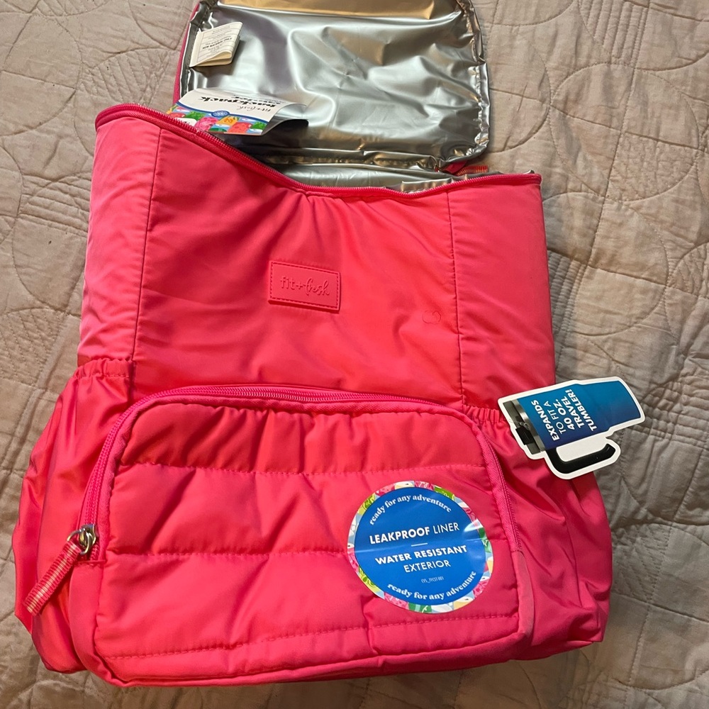 Pink Insulated Backpack